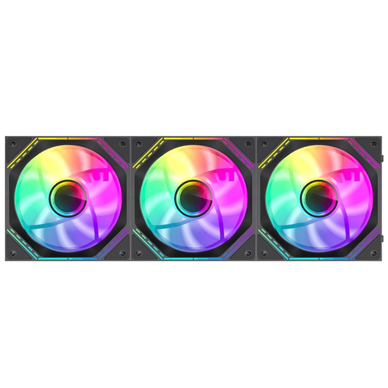 GameMax FN12A-S3I-B 120mm ARGB Case Fan (Pack of 3) GameMax FN12A-S3I-B 120mm ARGB Case Fan (Pack of 3)